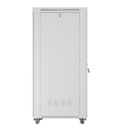Szafa stojąca rack 19'' 42U 800x1000 szara drzwi szkalne flat pack Szafa stojąca rack 19'' 42U 800x1000 szara drzwi szkalne flat pack