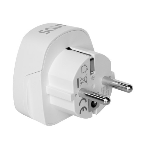 Adapter podróżny, gniazdo US wtyk EU AP-01 Adapter podróżny, gniazdo US wtyk EU AP-01