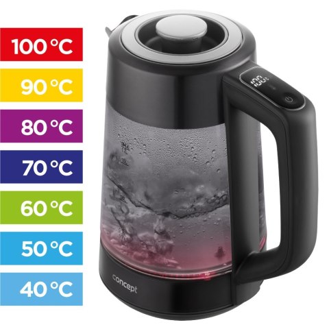 Czajnik elektryczny szklany z regulacją temperatury RK4195 Czajnik elektryczny szklany z regulacją temperatury RK4195
