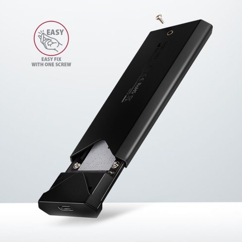 EEM2-UB2 Obudowa zewnętrzna aluminiowa, USB-C 3.2 Gen 2 - M.2 NVMe SSD, długość 42 do 80 mm Czarna EEM2-UB2 Obudowa zewnętrzna aluminiowa, USB-C 3.2 Gen 2 - M.2 NVMe SSD, długość 42 do 80 mm Czarna
