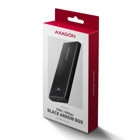 EEM2-UB2 Obudowa zewnętrzna aluminiowa, USB-C 3.2 Gen 2 - M.2 NVMe SSD, długość 42 do 80 mm Czarna EEM2-UB2 Obudowa zewnętrzna aluminiowa, USB-C 3.2 Gen 2 - M.2 NVMe SSD, długość 42 do 80 mm Czarna
