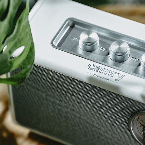 Głośnik Bluetooth CR1902 FM USB-C biały Głośnik Bluetooth CR1902 FM USB-C biały