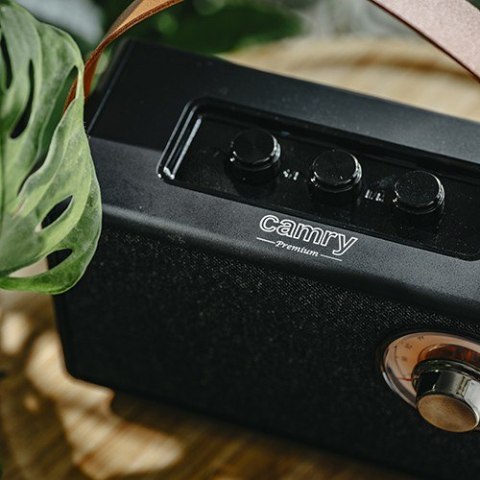 Głośnik Bluetooth CR1902 FM USB-C czarny Głośnik Bluetooth CR1902 FM USB-C czarny