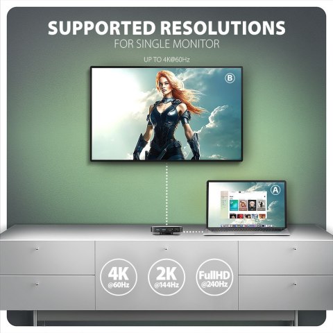 HMC-UFO Wieloportowy hub USB 9in1, 10Gbps, 2x USB-A, HDMI 4K/60Hz, M.2 NVMe/SATA, audio, PD 100W, SD/microSD, GLAN, 65cm USB-C k HMC-UFO Wieloportowy hub USB 9in1, 10Gbps, 2x USB-A, HDMI 4K/60Hz, M.2 NVMe/SATA, audio, PD 100W, SD/microSD, GLAN, 65cm USB-C k