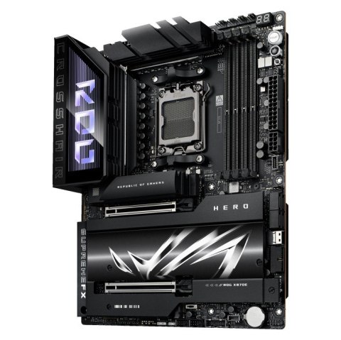 Płyta główna ROG CROSSHAIR X870E HERO AM5 4DDR5 HDMI/USB-C Płyta główna ROG CROSSHAIR X870E HERO AM5 4DDR5 HDMI/USB-C