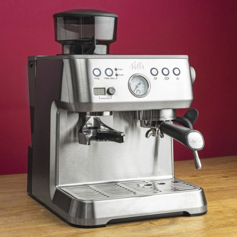 Ekspres kolbowy Grind & Infuse Perfetta stalowy Ekspres kolbowy Grind & Infuse Perfetta stalowy