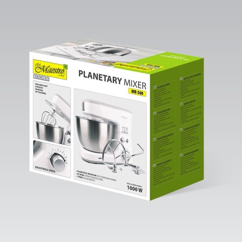 Robot planetarny z misą 4L, 1000W MR-560 Robot planetarny z misą 4L, 1000W MR-560