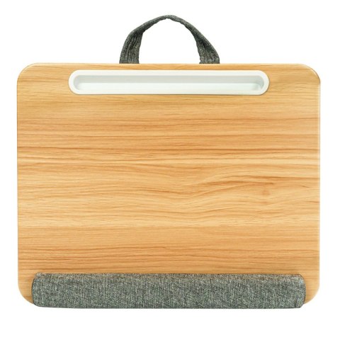 Podstawka pod laptop na kolana miękka wyściółka, wysuwana półka na mysz 410x335mm Podstawka pod laptop na kolana miękka wyściółka, wysuwana półka na mysz 410x335mm