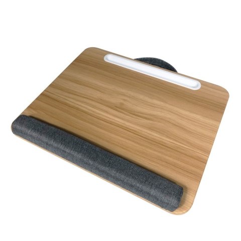 Podstawka pod laptop na kolana miękka wyściółka, wysuwana półka na mysz 410x335mm Podstawka pod laptop na kolana miękka wyściółka, wysuwana półka na mysz 410x335mm