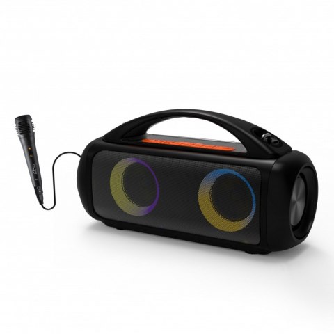 Głośnik POWER AUDIO PRO MT3184 Karaoke/Bluetooth 5.3/TWS/MP3/MicroSD/USB/Jack 6.3/AUX/Equalizer/USB-C/IPX5/RGB/16h/RMS 60W/PMPO Głośnik POWER AUDIO PRO MT3184 Karaoke/Bluetooth 5.3/TWS/MP3/MicroSD/USB/Jack 6.3/AUX/Equalizer/USB-C/IPX5/RGB/16h/RMS 60W/PMPO