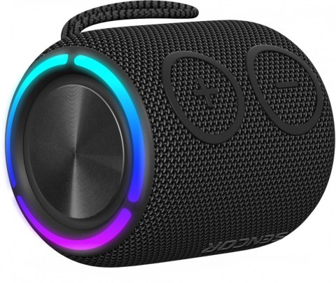 Głośnik bluetooth SIRIUS 2 MINI czarny moc 16W, LED, TWS Głośnik bluetooth SIRIUS 2 MINI czarny moc 16W, LED, TWS