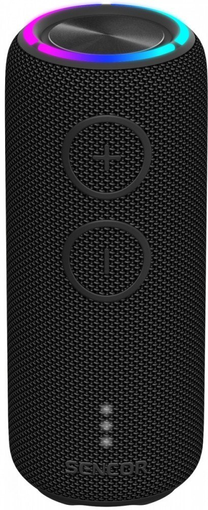 Głośnik bluetooth SIRIUS 2 czarny moc 20W, LED, TWS Głośnik bluetooth SIRIUS 2 czarny moc 20W, LED, TWS