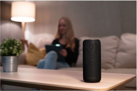 Głośnik bluetooth SIRIUS 2 czarny moc 20W, LED, TWS Głośnik bluetooth SIRIUS 2 czarny moc 20W, LED, TWS