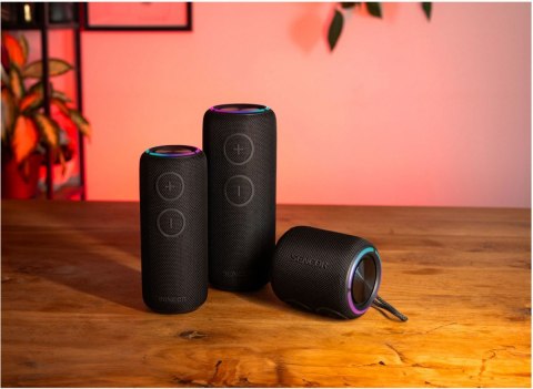 Głośnik bluetooth SIRIUS 2 czarny moc 20W, LED, TWS Głośnik bluetooth SIRIUS 2 czarny moc 20W, LED, TWS
