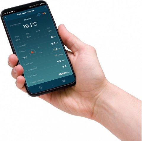 Profesjonalna Stacja meterologiczna wifi SMART z czujnik 7w1 Profesjonalna Stacja meterologiczna wifi SMART z czujnik 7w1