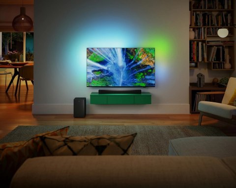 Soundbar 2.1 z bezprzewodowym subwooferem TAB5309/10 Soundbar 2.1 z bezprzewodowym subwooferem TAB5309/10