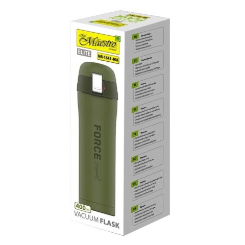 Kubek termiczny 400 ml Force MR-1643-40A Zielony Kubek termiczny 400 ml Force MR-1643-40A Zielony
