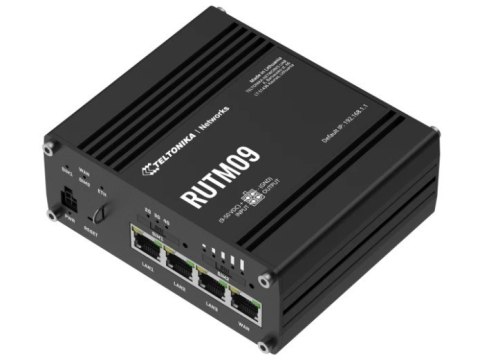 Router LTE RUTM09 (Cat6),2xSIM,1xWAN,3xLAN, 4xGbE,GNSS Router LTE RUTM09 (Cat6),2xSIM,1xWAN,3xLAN, 4xGbE,GNSS