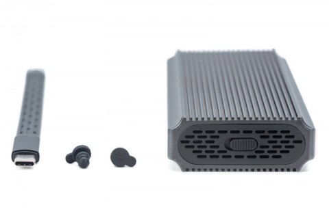 Obudowa USB 4.0 Typ C na dysk SSD M.2 NVMe 40 Gbps aluminiowa, beznarzędziowa Obudowa USB 4.0 Typ C na dysk SSD M.2 NVMe 40 Gbps aluminiowa, beznarzędziowa
