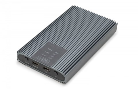 Obudowa/Stacja klonująca USB 3.1 Typ C na dyski SSD M.2 NVMe 20 Gbps aluminiowa, beznarzędziowa Obudowa/Stacja klonująca USB 3.1 Typ C na dyski SSD M.2 NVMe 20 Gbps aluminiowa, beznarzędziowa