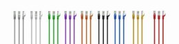 Patch cord kat.6 miedź UTP 1m szary