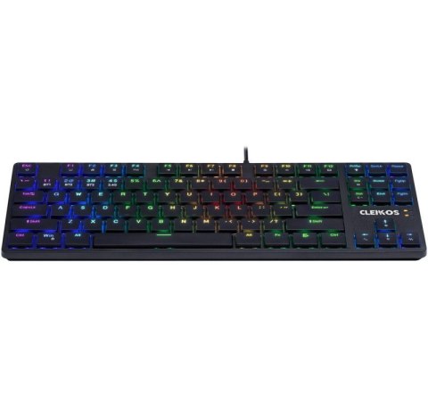 Klawiatura mechaniczna CLEIKOS GK-135 podświetlenie LED Czarna Klawiatura mechaniczna CLEIKOS GK-135 podświetlenie LED Czarna