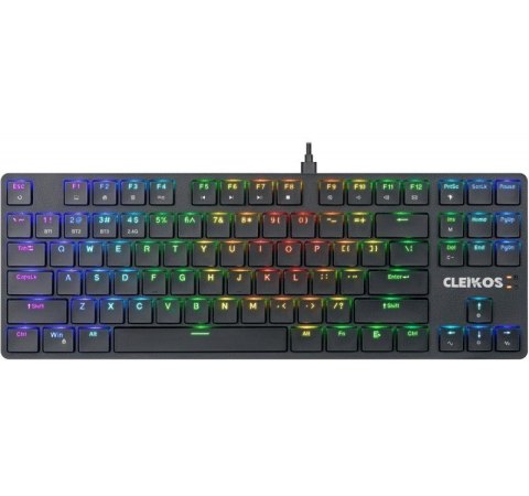Klawiatura mechaniczna CLEIKOS GK-135 podświetlenie LED Czarna Klawiatura mechaniczna CLEIKOS GK-135 podświetlenie LED Czarna