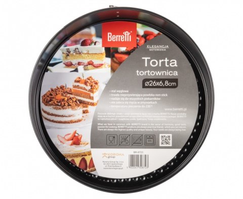 Tortownica okrągła 26 cm Torta Tortownica okrągła 26 cm Torta