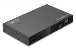Rozdzielacz/Splitter HDMI 1x2, 8K/60Hz (4:4:4) z HDR, 48 Gbps, HDCP 2.3. Toslink / Stereo , EDID
