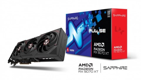 Karta graficzna Radeon RX 9070 XT PULSE 16GB GDDR6 256bit 2DP/2HDMI Karta graficzna Radeon RX 9070 XT PULSE 16GB GDDR6 256bit 2DP/2HDMI