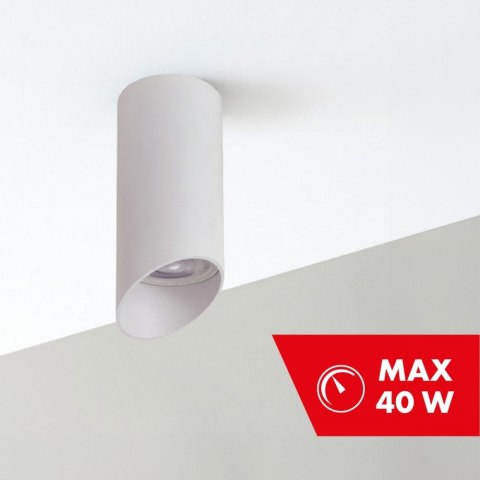 Oprawa natynkowa GU10 MCE360 W aluminiowa Biała Oprawa natynkowa GU10 MCE360 W aluminiowa Biała