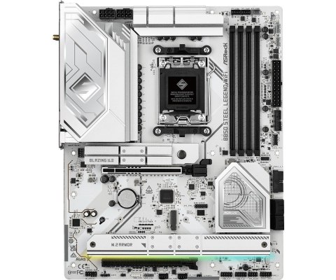 Płyta główna B850 Steel Legend WiFi AM5 4DDR5 ATX Płyta główna B850 Steel Legend WiFi AM5 4DDR5 ATX