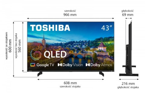Telewizor QLED 43 cale 43QG5E63DG Telewizor QLED 43 cale 43QG5E63DG