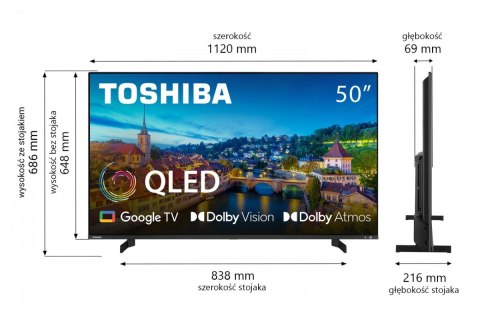 Telewizor QLED 50 cali 50QG5E63DG Telewizor QLED 50 cali 50QG5E63DG