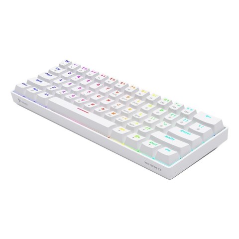 Klawiatura mechaniczna WHITEOUT X2 OUTEMU Peach Silent, Hot Swap Klawiatura mechaniczna WHITEOUT X2 OUTEMU Peach Silent, Hot Swap