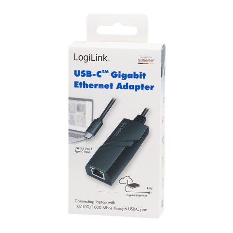 Adapter USB 3.2 Gen1 USB-C do Gigabit Ether. Adapter USB 3.2 Gen1 USB-C do Gigabit Ether.