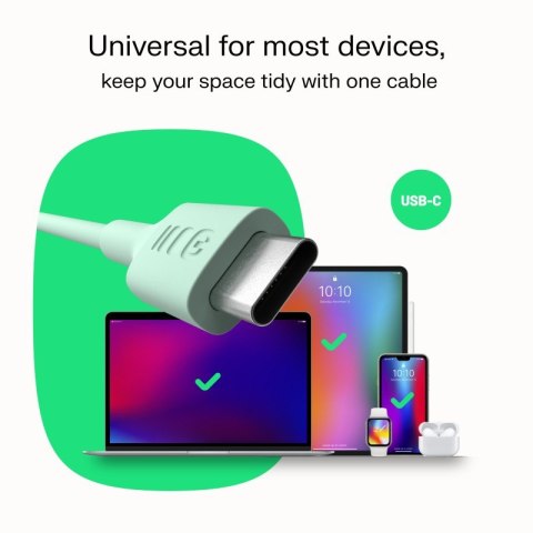 Kabel USB-C-USB-C PowerFlex 100W silikonowy 1.2m czarny Kabel USB-C-USB-C PowerFlex 100W silikonowy 1.2m czarny