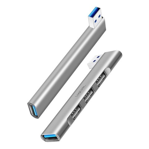 Smukły HUB USB-A do 1x USB-A 3.0 3xUSB-A 2.0 Smukły HUB USB-A do 1x USB-A 3.0 3xUSB-A 2.0