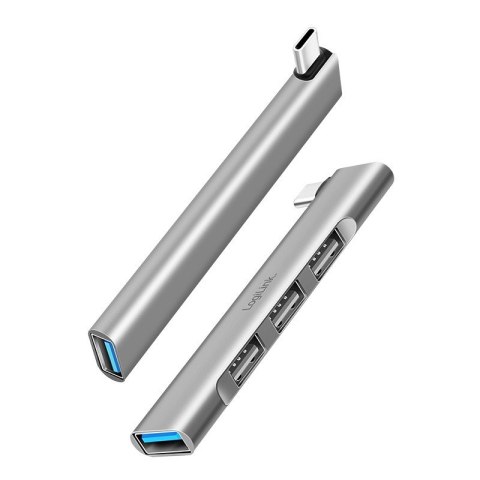Smukły HUB USB-C do 1x USB-A 3.0 3xUSB-A 2.0 Smukły HUB USB-C do 1x USB-A 3.0 3xUSB-A 2.0