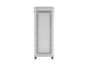 Szafa instalacyjna rack stojąca 19 cali 42U 800x1000 drzwi perforowane LCD szara (Flat pack)