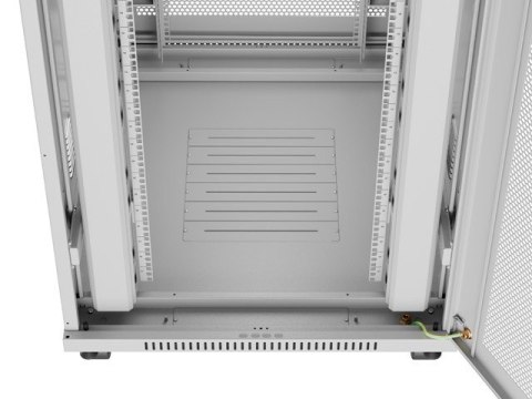Szafa instalacyjna rack stojąca 19 cali 42U 800x1000 drzwi perforowane LCD szara (Flat pack) Szafa instalacyjna rack stojąca 19 cali 42U 800x1000 drzwi perforowane LCD szara (Flat pack)