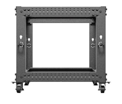Open rack 19'' 9U 600x600-1100 regulowany czarny Open rack 19'' 9U 600x600-1100 regulowany czarny