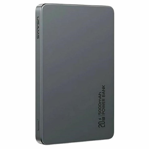 Powerbank 5000mAh 20W indukcyjny Magsafe PD Fast Charge szary Powerbank 5000mAh 20W indukcyjny Magsafe PD Fast Charge szary