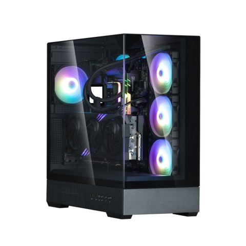 Obudowa P40 Prism Mid-Tower szkło hartowane czarna Obudowa P40 Prism Mid-Tower szkło hartowane czarna