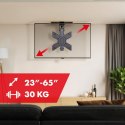Uchwyt sufitowy elektryczny do TV, MC-491 23-65', max 30kg, VESA 600x400, obrót 90st, pilot