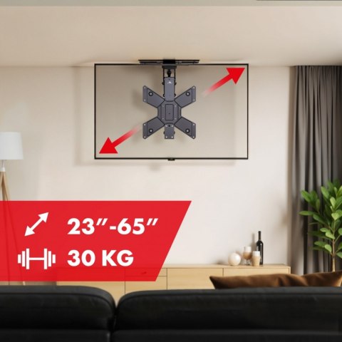 Uchwyt sufitowy elektryczny do TV, MC-491 23-65', max 30kg, VESA 600x400, obrót 90st, pilot Uchwyt sufitowy elektryczny do TV, MC-491 23-65', max 30kg, VESA 600x400, obrót 90st, pilot