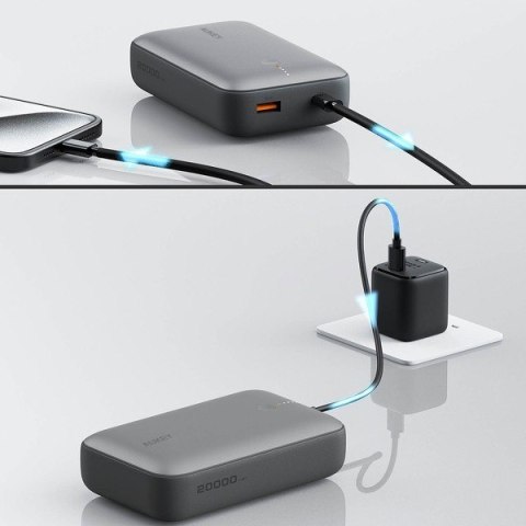 PB-Y57 Mini Power Bank | 20000mAh | 22.5W | 2xUSB | PD 3.0 QC 3.0 LED PB-Y57 Mini Power Bank | 20000mAh | 22.5W | 2xUSB | PD 3.0 QC 3.0 LED