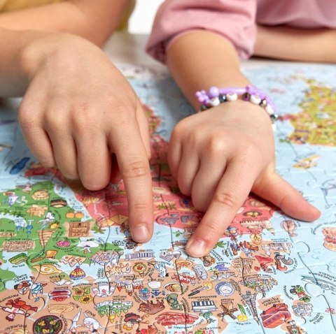 Puzzle odkrywcy - Mapa świata 300 elementów Puzzle odkrywcy - Mapa świata 300 elementów