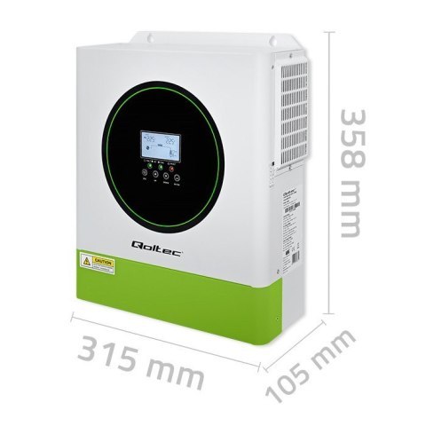 Hybrydowy Inwerter solarny Off-Grid 3500W | 100A | 24V | MPPT | BMS | opcja Wi-Fi | Sinus | Power Factor 1.0 Hybrydowy Inwerter solarny Off-Grid 3500W | 100A | 24V | MPPT | BMS | opcja Wi-Fi | Sinus | Power Factor 1.0
