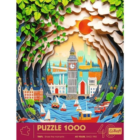 Puzzle 1000 elementów 40-lecie Paper Art Londyn Puzzle 1000 elementów 40-lecie Paper Art Londyn